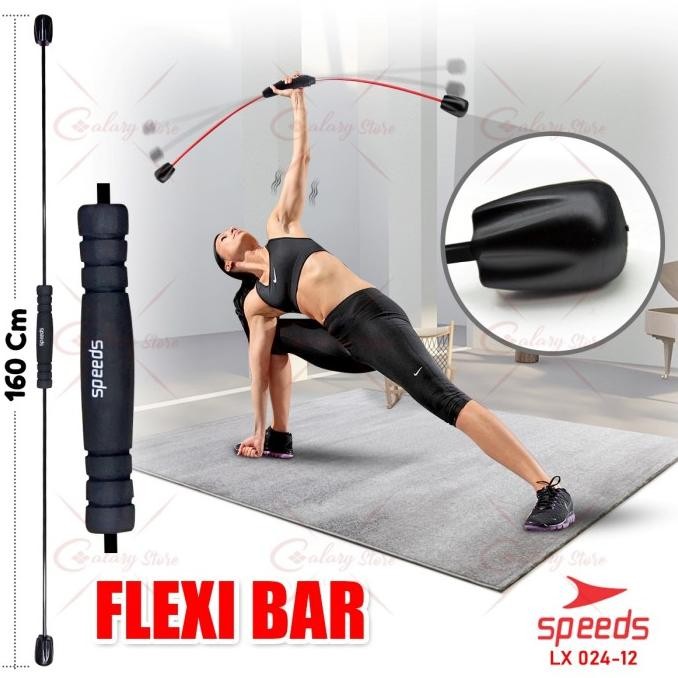 Terjangkau Flexi Bar Stick Tongkat Flexi Bar Swing Exercise Fitness Speeds 024-12