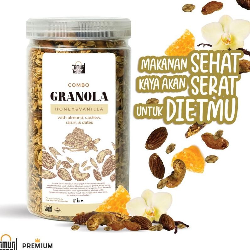 

Granola Vanilla Ereal Maanan Ehat Hh Quality Granola Timur Tengah Gr