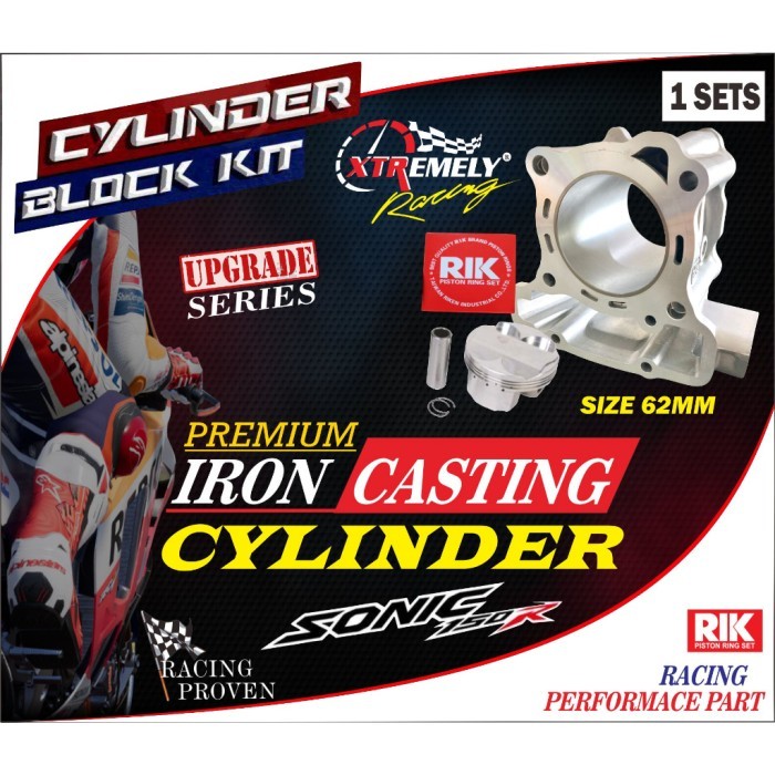Blok Bore Up Sonic 150R Supra Gtr Cbr 150R K56 Cb 150R K56 62Mm 63Mm