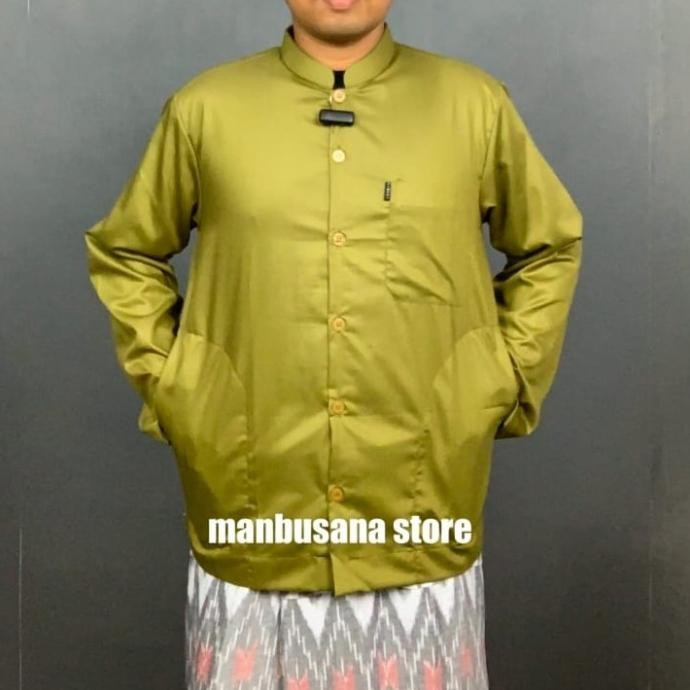 GROSIR baju koko haibah koko polos koko putih baju putih koko habib Terlaris