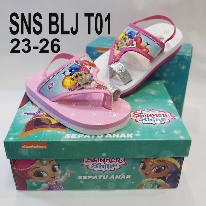 PROMO SANDAL ANAK PEREMPUAN SHIMMER AND SHINE KODE 744