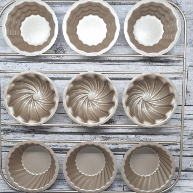 

Suncity YC80150 - 9cups Muffin Bake Pan Type B / Loyang Kue Non Stick MS