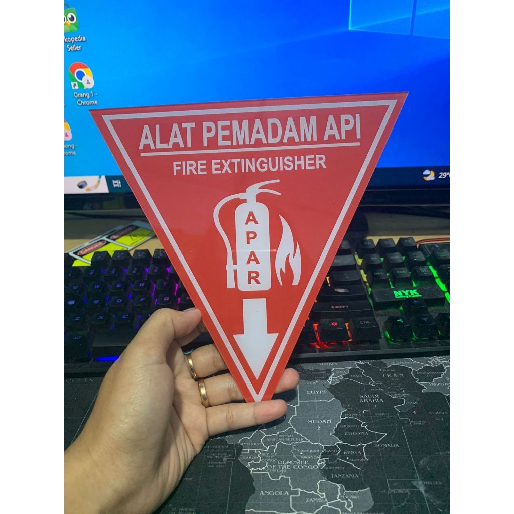 

Disc Sign Sticker Apar