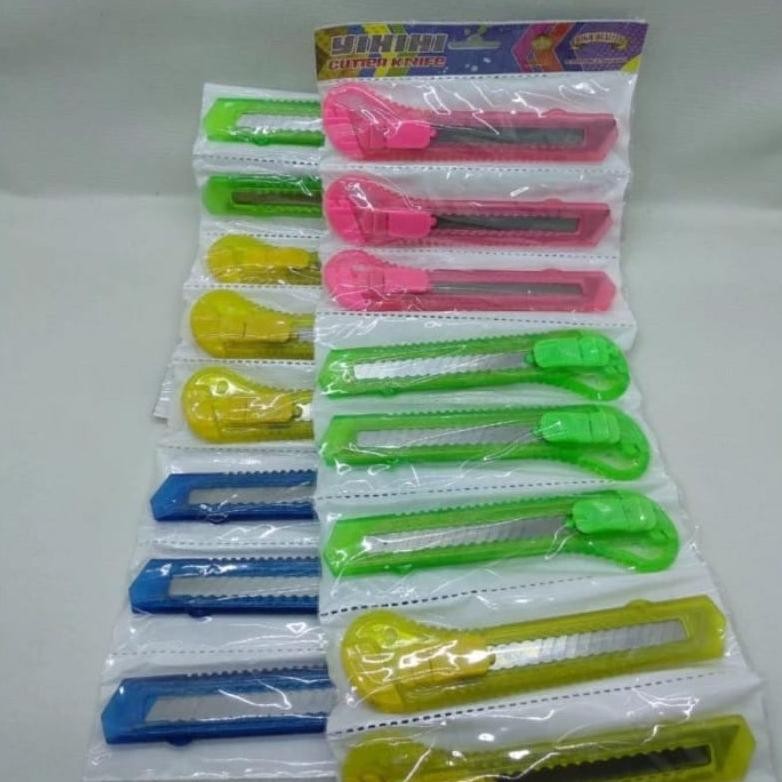 

New Arrival *Grosir* Cutter Bening Besar Renteng (12Pcs)