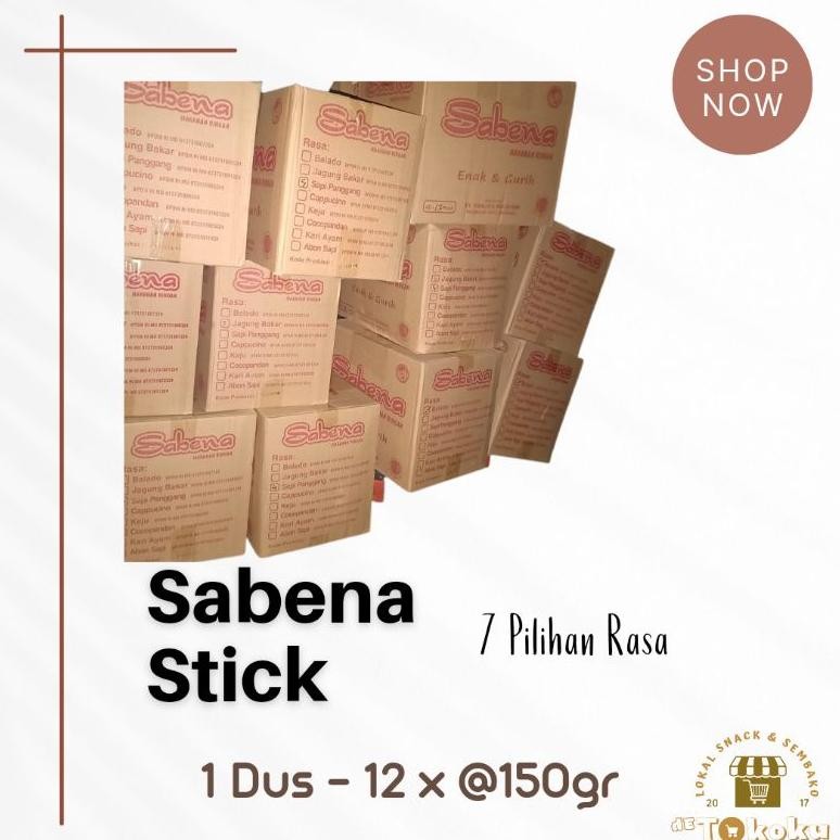 

TR24 [PER DUS] SABENA STICK - 12bungkus @135gr /Stick Balado/Stick Jagung/Snack Lebaran/Grosir Ecer Kiloan Viral