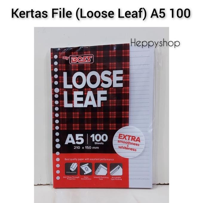 

<<<<<] Kertas File (Loose Leaf) A5 100
