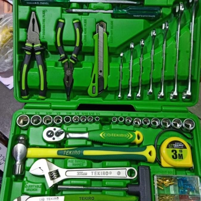 Promo Tool Kit Set TEKIRO / TEKIRO Mekanik Tool 60 pcs COD