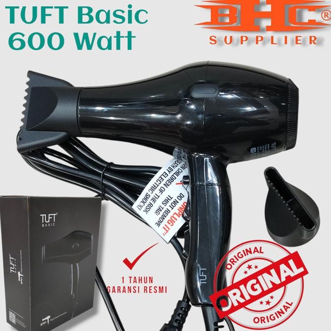 Tuft Basic Hairdryer Pengering Rambut Original 600W Hair Dryer Tuft D