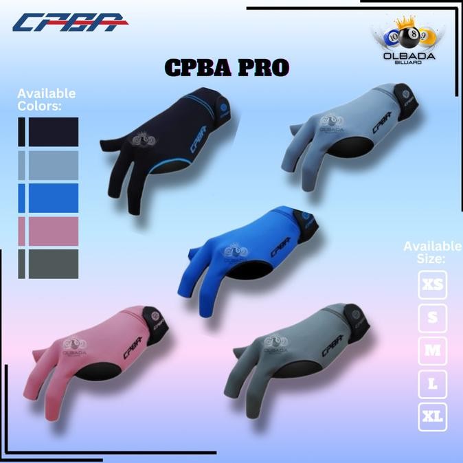 CPBA Gloves PRO Billiard | Sarung Tangan Billiard CPBA PRO