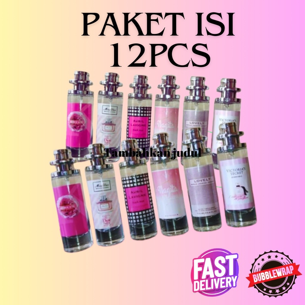PROMO TERBARU Paket Usaha Isi 12Pcs Parfum Thailand 35ml Unisex / Paket Parfum Viral