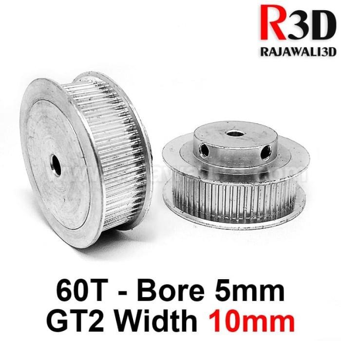 GT2 TIming Pulley 60 Teeth Bore 5mm Belt 10mm