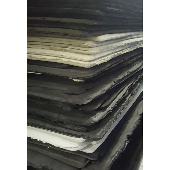 SPON KARET ATI EVA SPONGE LEMBARAN HITAM TEBAL 25 MM