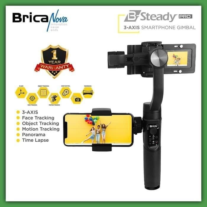 Brica Nova B-Steady Pro 3-Axis Gimbal Smartphone Stabilizer