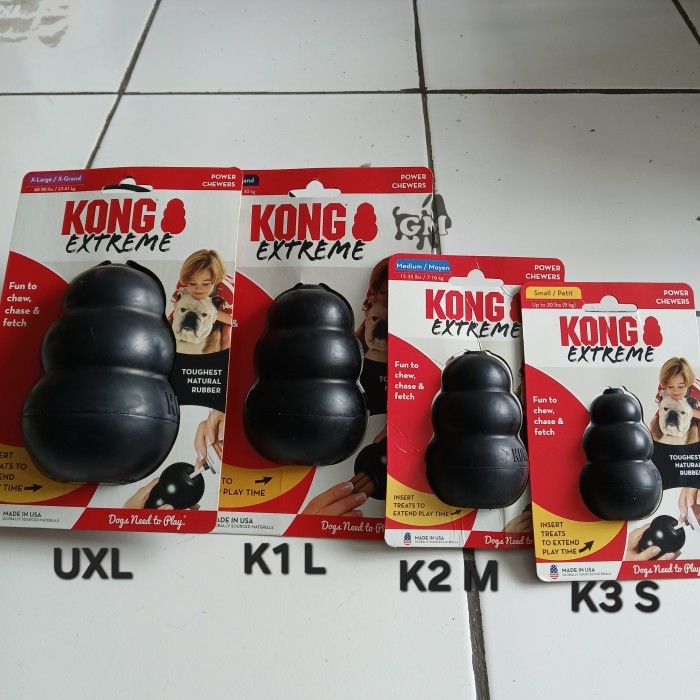TERBARU Mainan Anjing KONG Extreme K1 K2 K3 UXL
