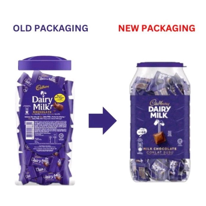 

Ready CADBURY MINI DAIRY MILK 405 GR ISI 90 PC COKLAT IMPORT