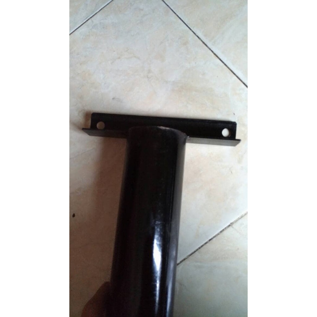 PROMO Tiang Parabola Tempel di tembok 150cm Free Klem tiang parabola