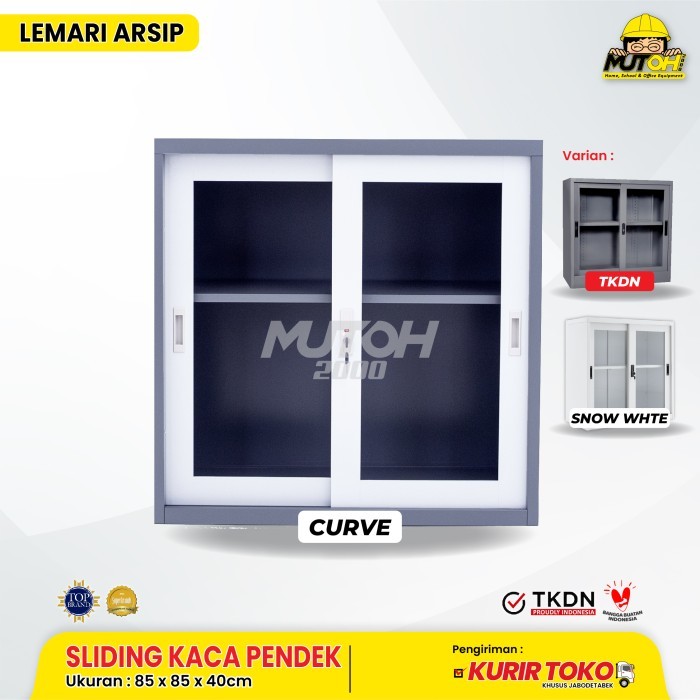 

Lemari Arsip Lemari Besi Filling Cabinet Pintu Kaca Geser Pendek