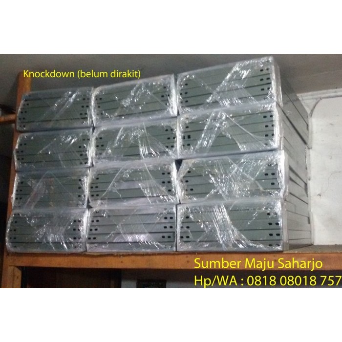 

Ambalan Rak Besi Shelving Tatakan Gudang Lemari Arsip Uk. 100X60 Cm