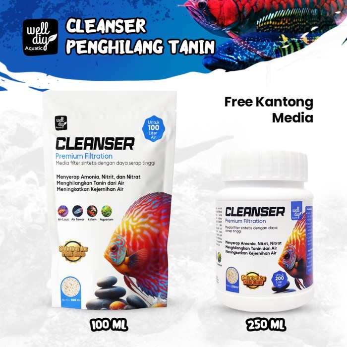 TERJAMIN Purione Penjernih Penyerap Tanin Aquarium Aquascape