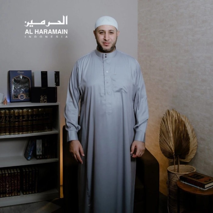 Jubah Premium Al Haramain Lengan Manset Jubah Import Original