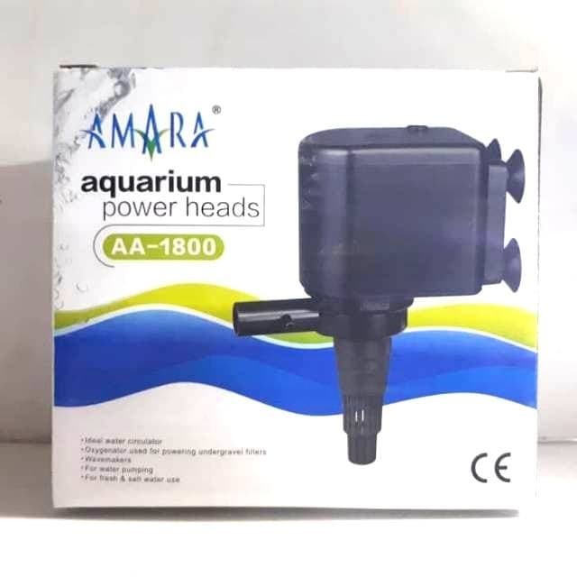 TERMURAH MESIN POMPA POWER HEAD FILTER AQUARIUM AQUASCAPE AMARA AA 1800 AA1800