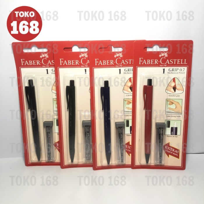 

EKSLUSIF FABER CASTELL MECHANICAL PENCIL ECON OPAQUE 0.7MM 135101 (SET) KODE 932