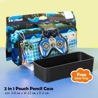 

FREE ONGKIR PREMIUM FUN TIME 2-IN-1 PENCIL CASE TEMPAT PENCIL ANAK 09132 KODE 1092