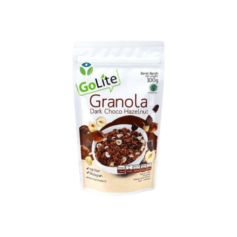 

Golite Granola Dark Choc Hzlnt 100Gr/Pch