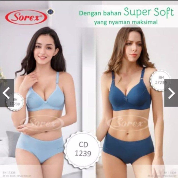 Bra Set Sorex - Bra/Bh Sorex 17239 + Cd 1239 Terlaris Best Quality Asli 100% Original