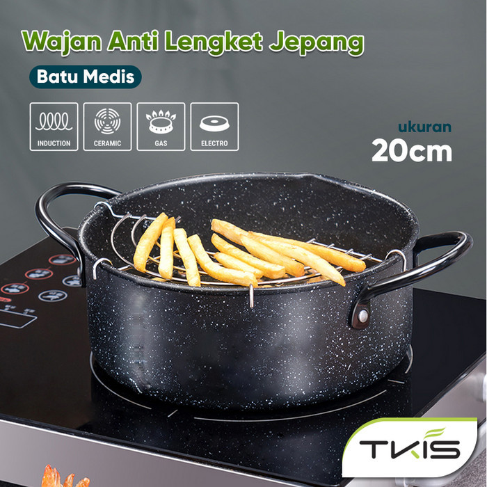 Tkis Panci Penggorengan Panci Multifungsi Deep Frypan Cookware Tk-829 #Gratisongkir #Sale #Discount