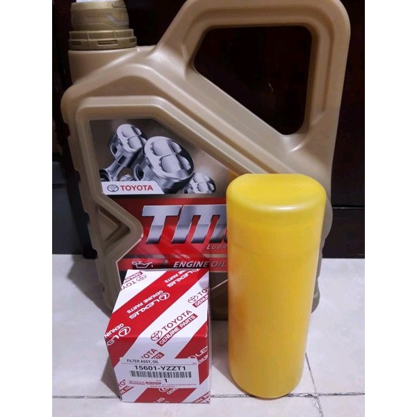 paketan ganti oli dan filter oli toyota tmo 0w20