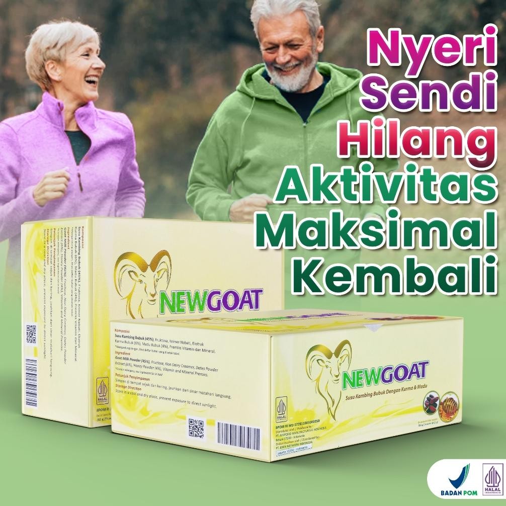 

Newgoat Susu Kambing Kurma Madu Solusi Nyeri Sendi - Original