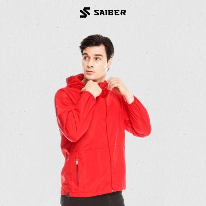 Jaket Olahraga Wanita Pria Parasut Running Sauna