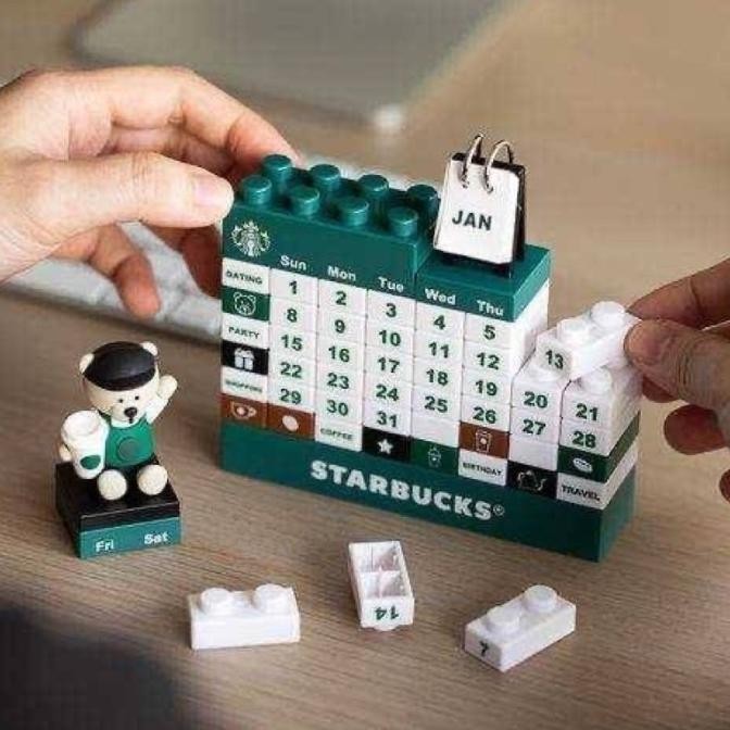 

Murah Kalender Starbucks Bearista Pepertual Calendar Limited
