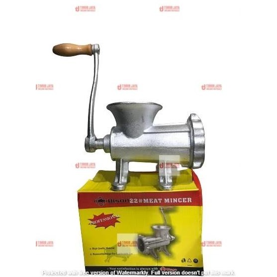 BISON gilingan daging manual no 22 meat mincer