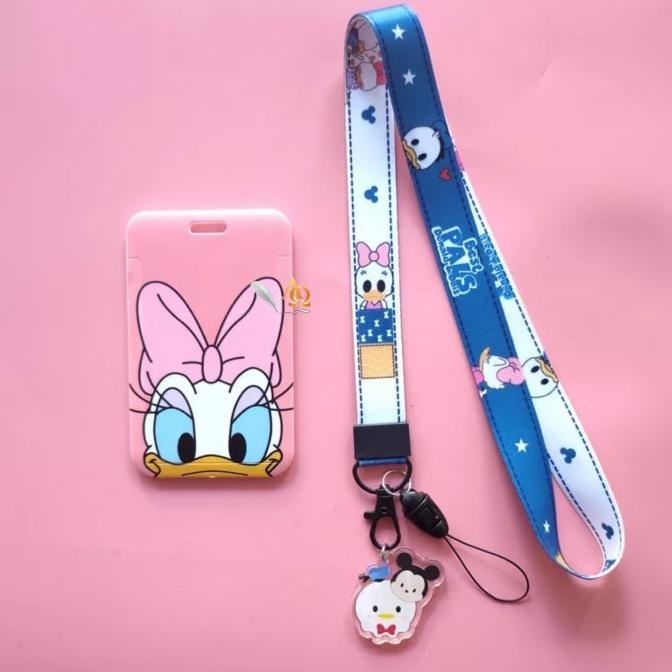 

Murah Tempat Kartu Unik / Card Holder Tali Motif Donald Duck & Deasy Imut