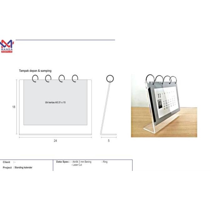 

Grosir Akrilik Display Kalender//Akrilik Kalender