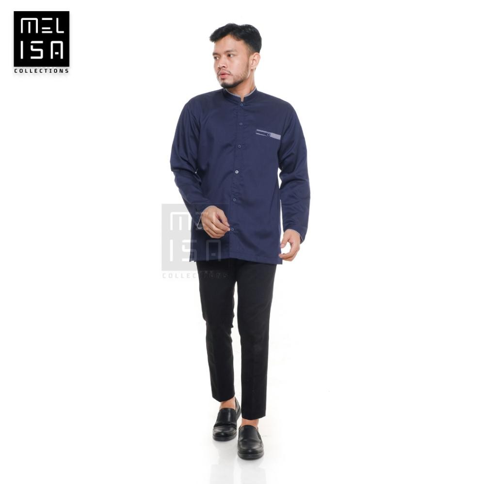 Terbaru Baju Koko Pria Dewasa Katun Toyobo Polos Lengan Panjang Baju Muslim Remaja Laki Laki Ukuran 