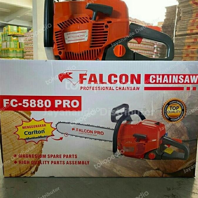 Falcon Chainsaw 5880 Pro + 22Inch Bar Roda