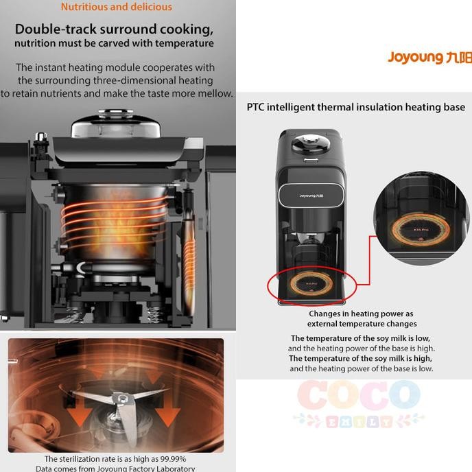 Joyoung Dj10R-K1S Pro Soy Milk Machine Coffee Maker/Water Dispenser Saniadwiputrii04