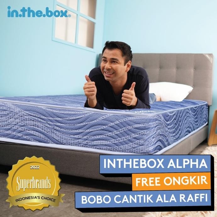 Kasur Spring Bed IN THE BOX Alpha - FREE Bantal ..