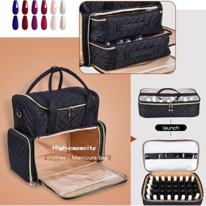 Tas Home Service Nail Art Bag - Multifungtion Backpack Ransel Pouch Yoladwiputrii