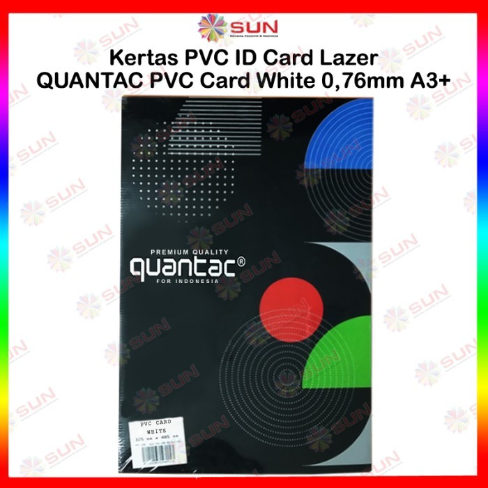 Kertas Pvc Id Card Laser Digital Quantac A3+ White