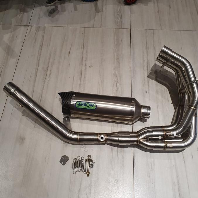 Terjangkau Knalpot Arrow Thunder Titanium Fullsystem Header Stainless Zx25 Zx25R