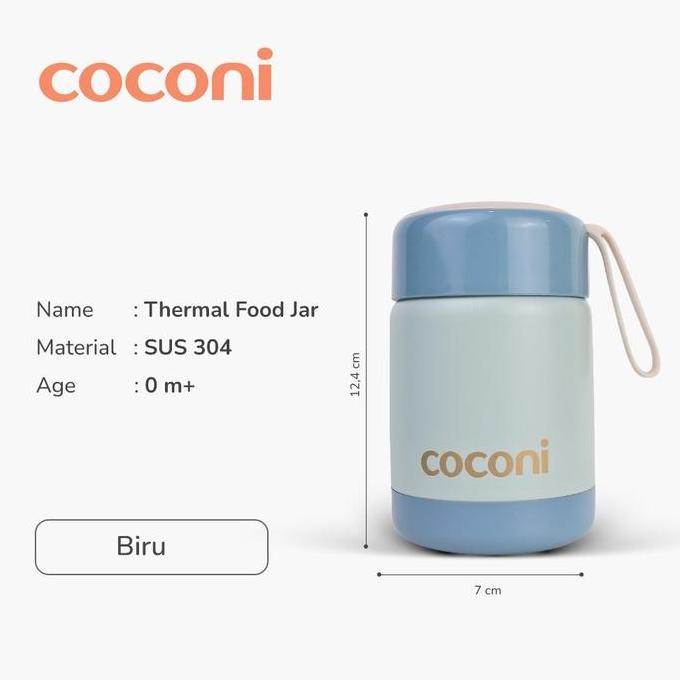 

Coconi Thermal Food Jar Thermos | Termos Makan Sup Mpasi Anak Bayi 300Ml Original Dan Terpercaya