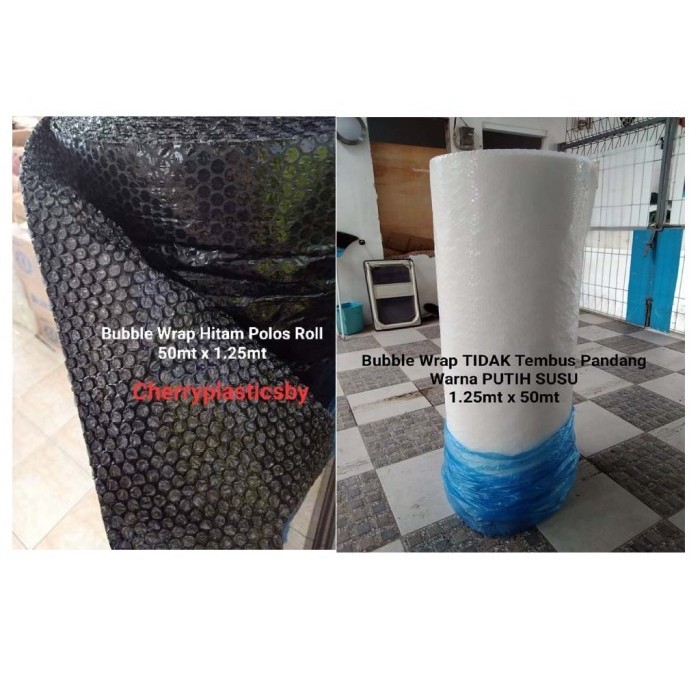 

Promo Bubble Wrap Bubble Hitam Roll 125Cmx50M Plastik Gelembung Pekat