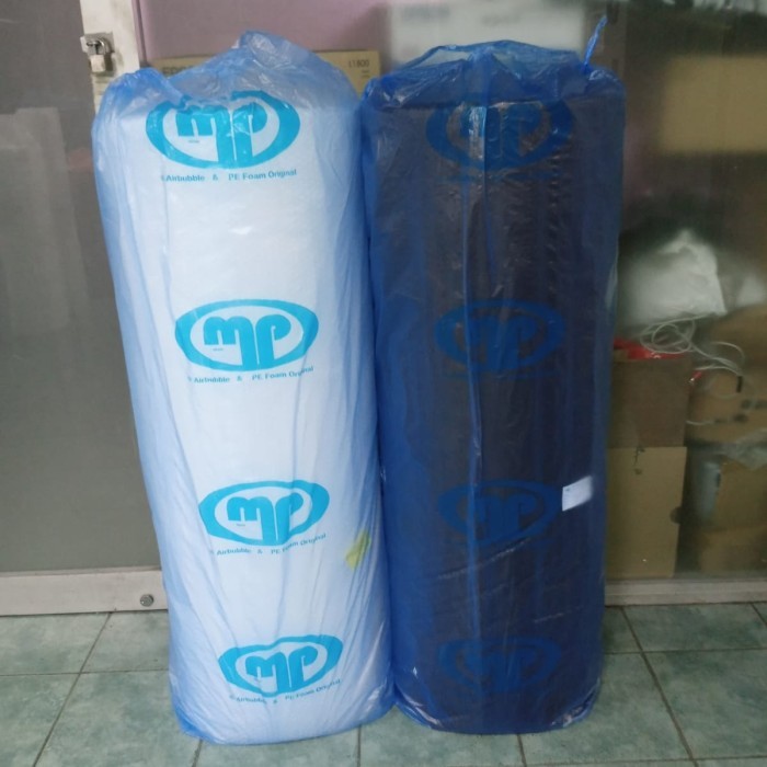 

Bubble Wrap 125Cmx50M Muliapack Bungkus Biru / Khusus Grab Dan Gosend