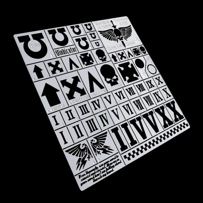 

TERBARU Axen Models AJ0120 Heavy Tank Stencil Military Model
