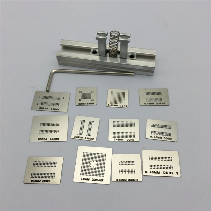 

TERBARU 12pcs BGA Directly Heat Rework Reballing Universal Stencil PTSent BISA GOSEND!