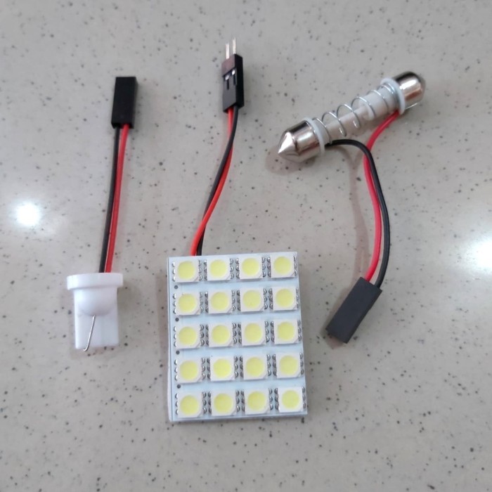 Lampu Plafon LED 20 Titik Putih Lampu Plafon Mobil LED
